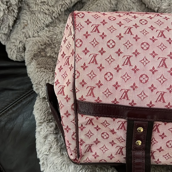 LIUIS VUITTON PINK DENIM Handbag - Picture 12 of 17